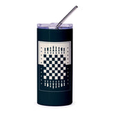 Artistic Chessboard Design Travel Tumbler product
